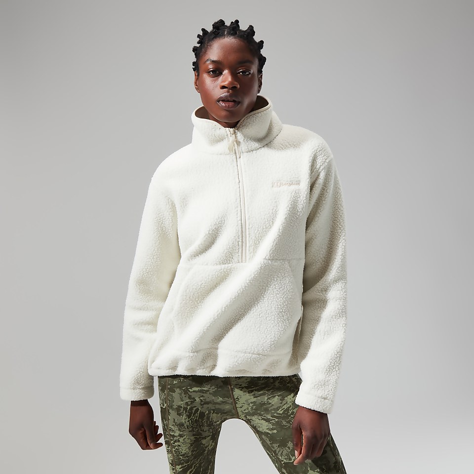 Women's Hawksker Half Zip Fleece - Natural