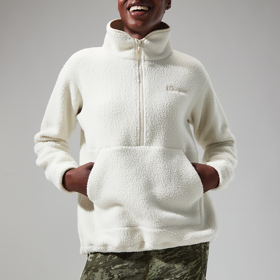 Women's Hawksker Half Zip Fleece - Natural