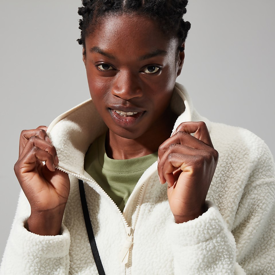 Women's Hawksker Half Zip Fleece - Natural