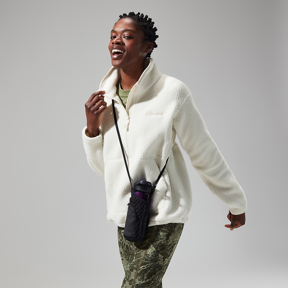 Women's Hawksker Half Zip Fleece - Natural