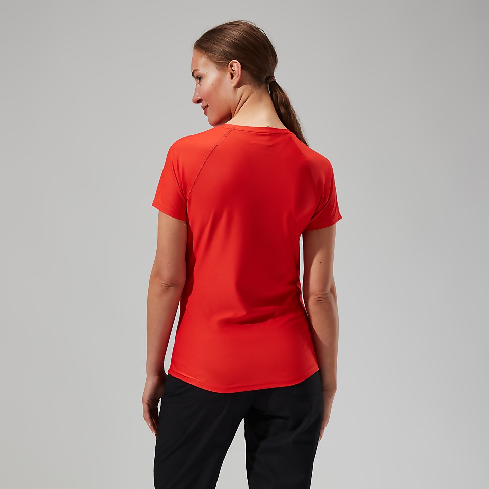 Women's 24/7 Tech Super Stretch Crew Tee - Orange