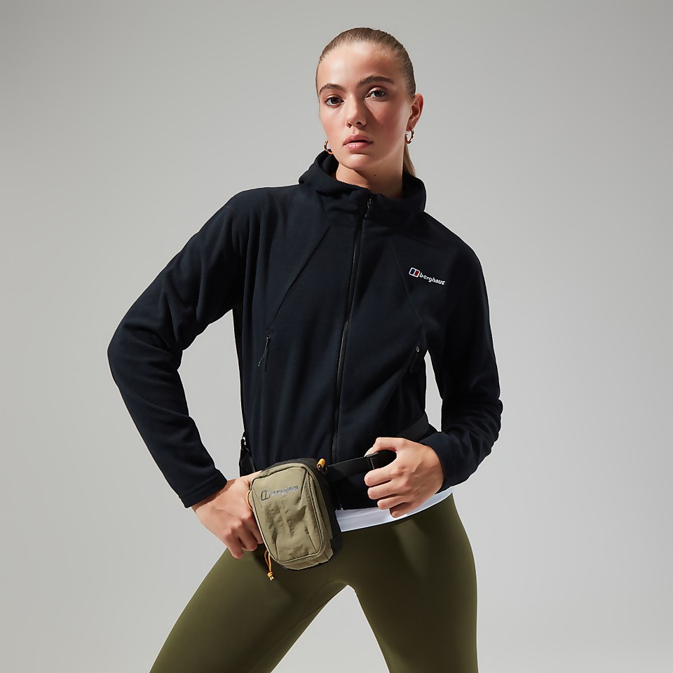 Women's Belleview Fleece Hooded Jacket - Black
