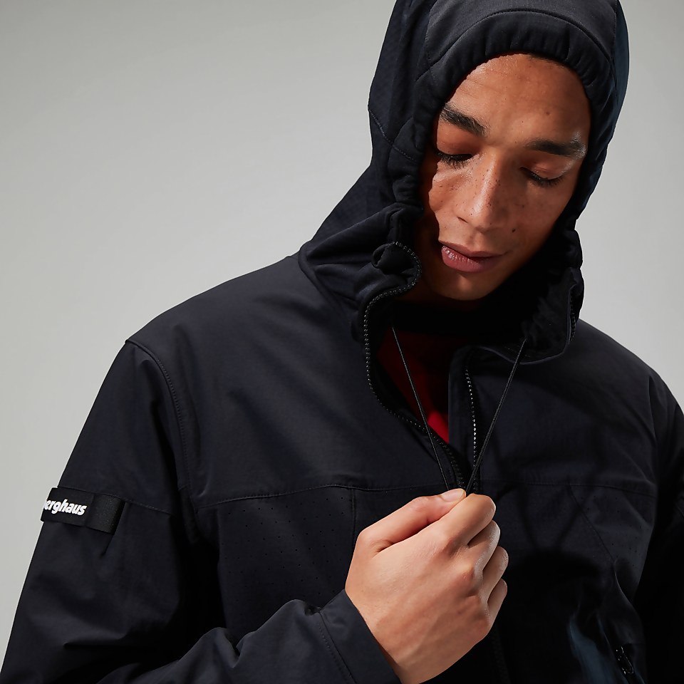 Men's Benwell Hooded Jacket - Black