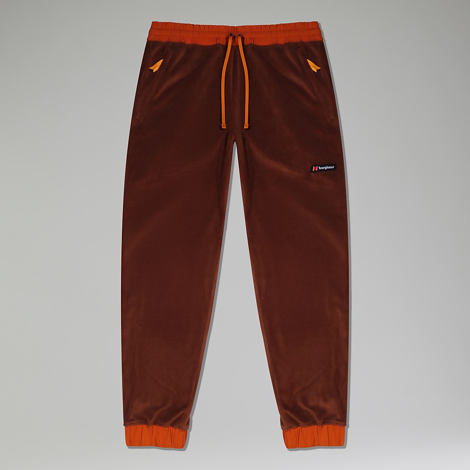 Unisex Oversized Fleece Pant - Dark Brown/Brown