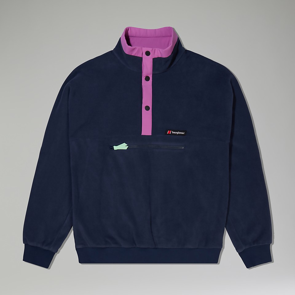 Unisex Polarplus Crew Fleece - Dark Blue/Purple