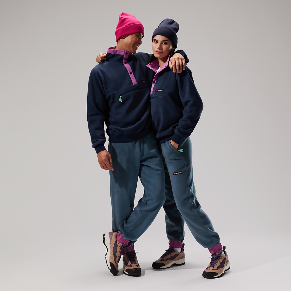 Unisex Polarplus Crew Fleece - Dark Blue/Purple