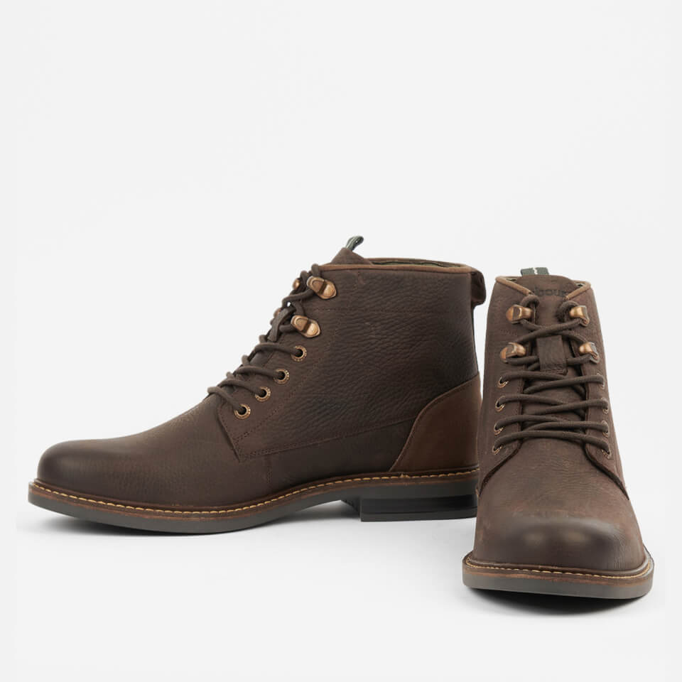 Barbour Deckham Lace-Up Leather Boots