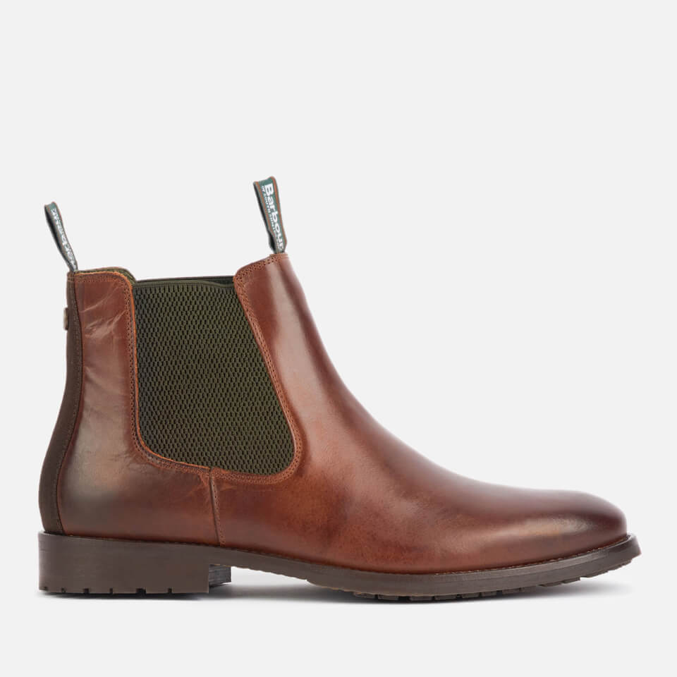 Barbour Farndish Leather-Blend Chelsea Boots