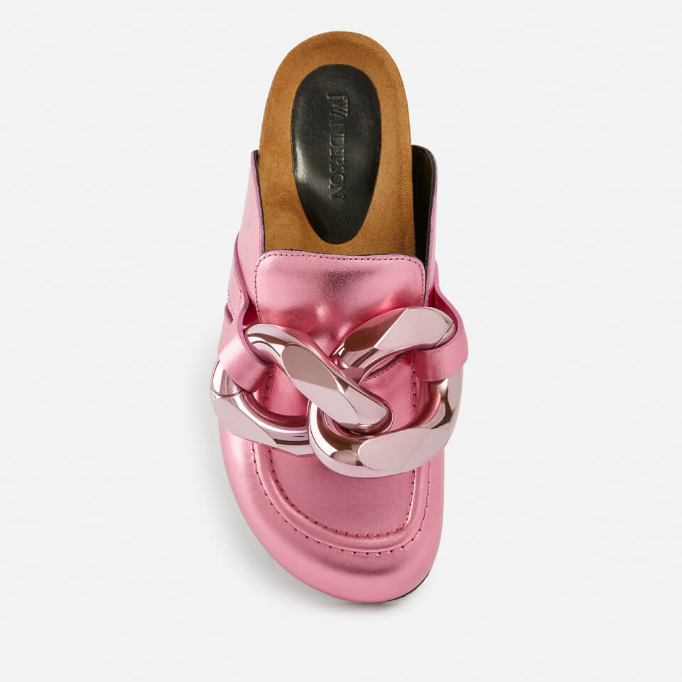 JW Anderson Chain Leather Mules - UK 3 | Coggles