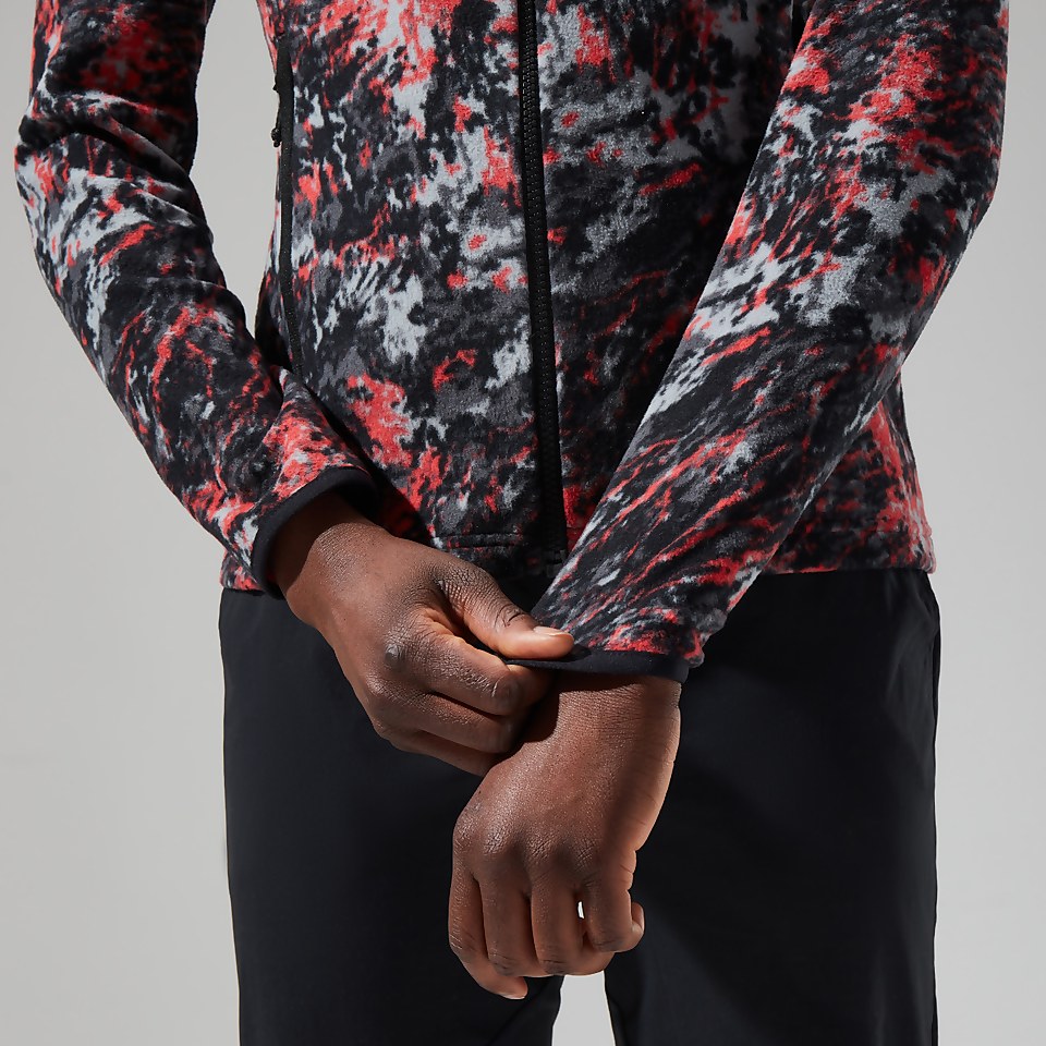 Women's Navala Full Zip Fleece - Light Grey/Dark Grey