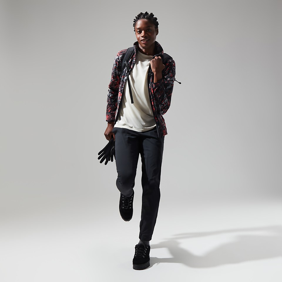 Women's Navala Full Zip Fleece - Light Grey/Dark Grey