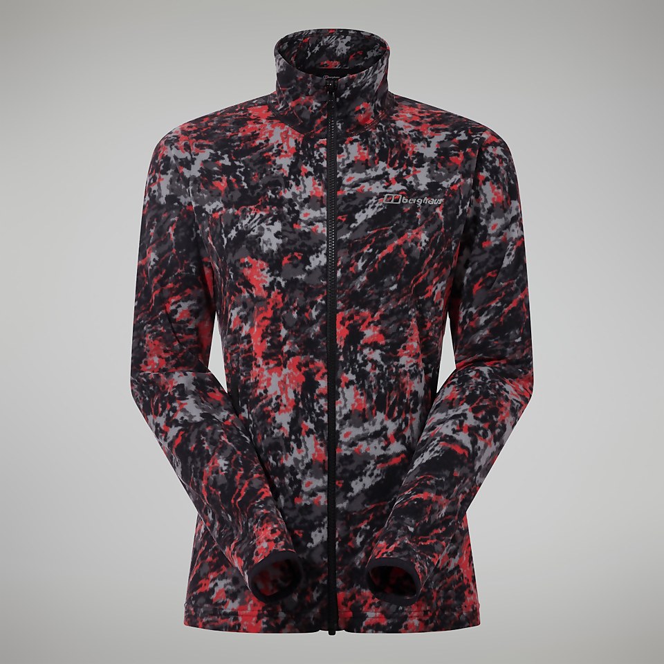 Women's Navala Full Zip Fleece - Light Grey/Dark Grey