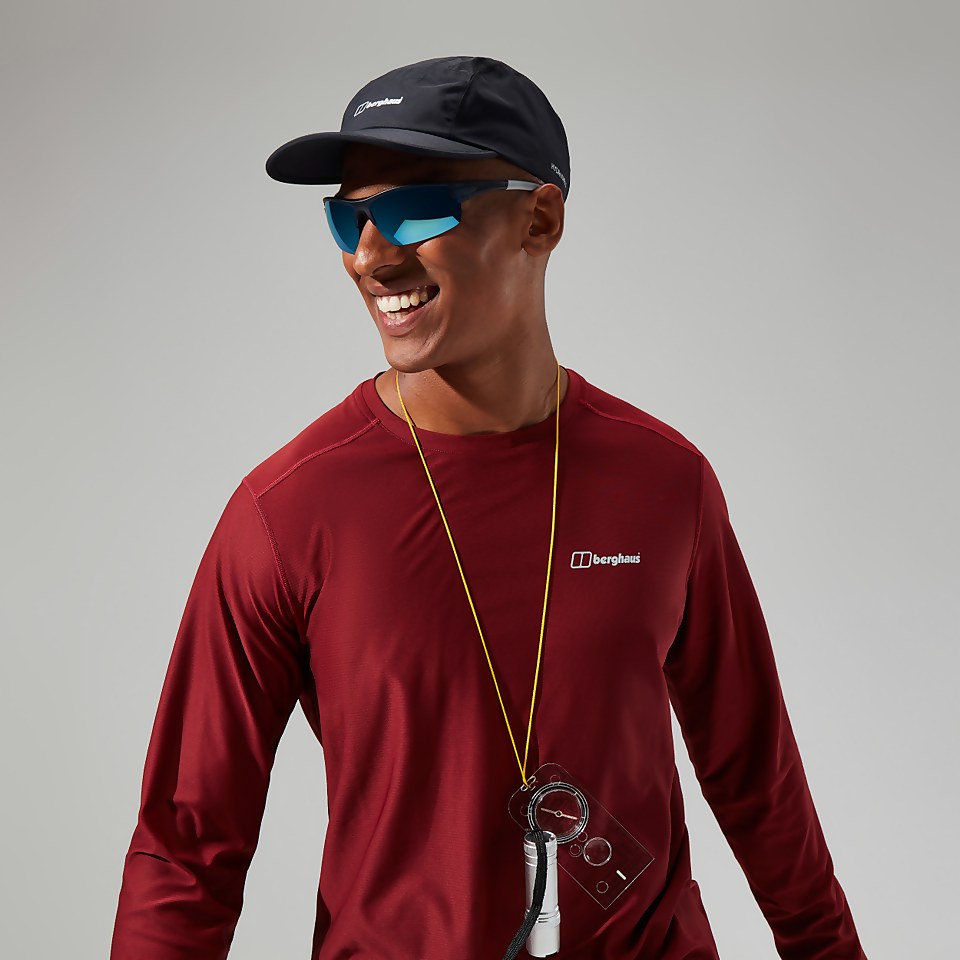24/7 Long Sleeve T-Shirt für Herren - Dunkelrot