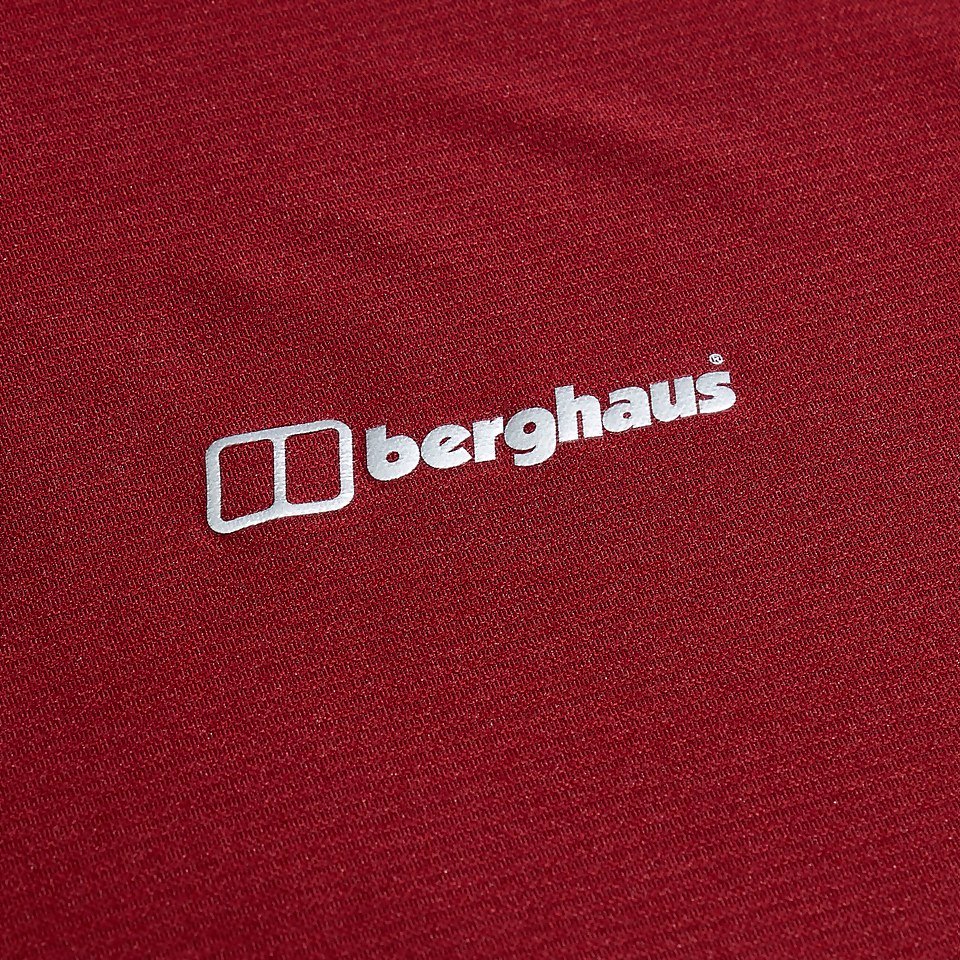 24/7 Long Sleeve T-Shirt für Herren - Dunkelrot