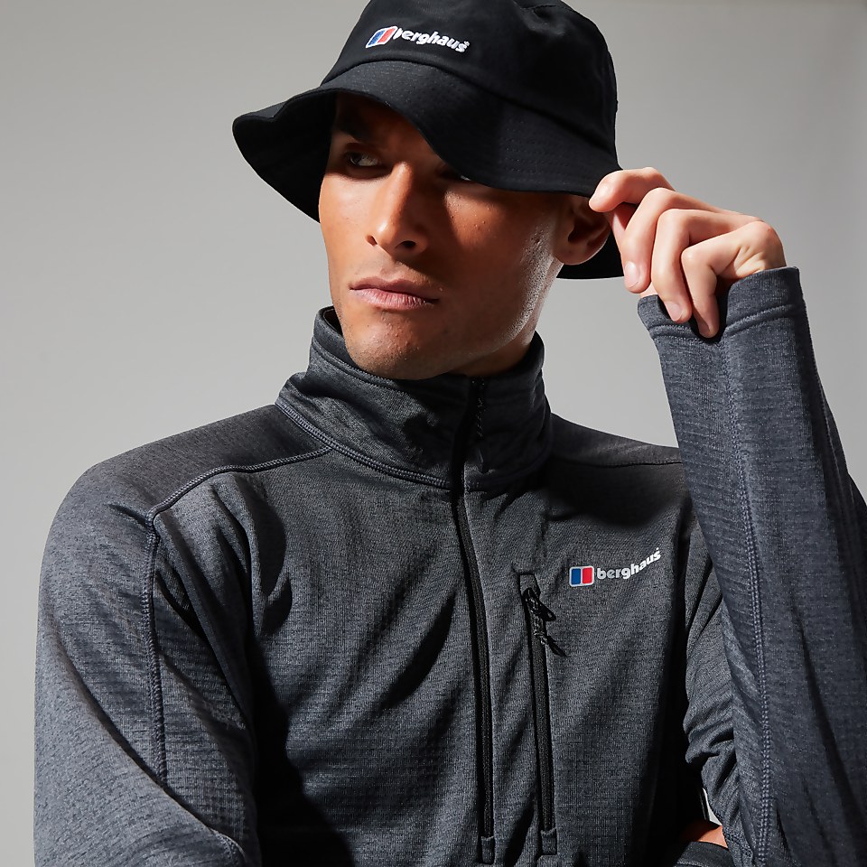 Men's Urban Spitzer Half Zip - Black/Grey