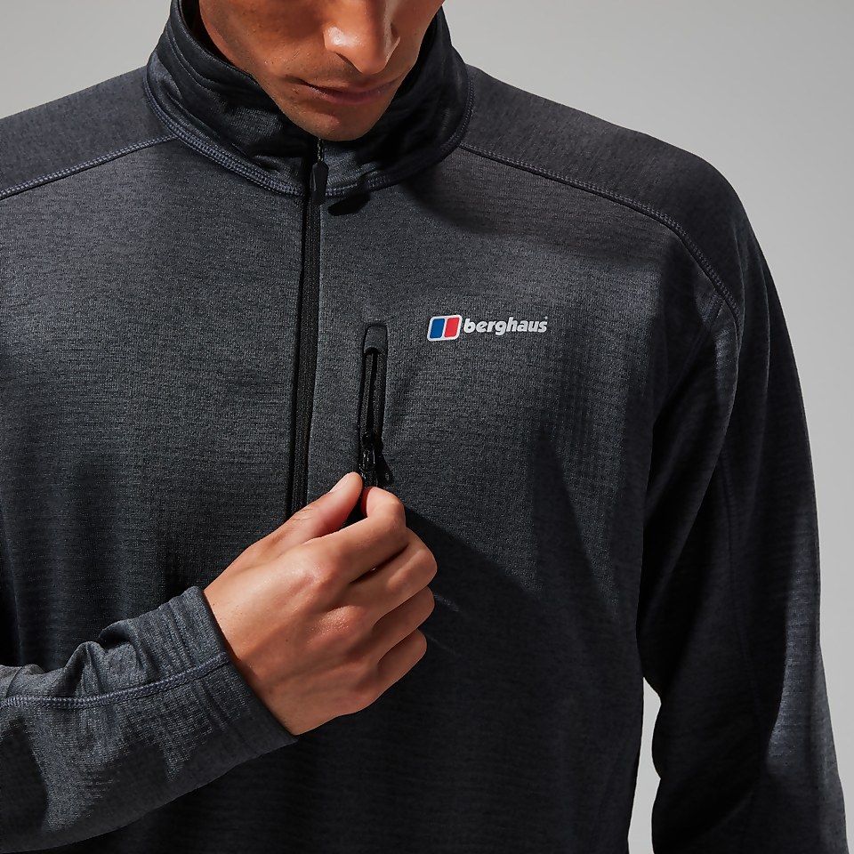 Men's Urban Spitzer Half Zip - Black/Grey