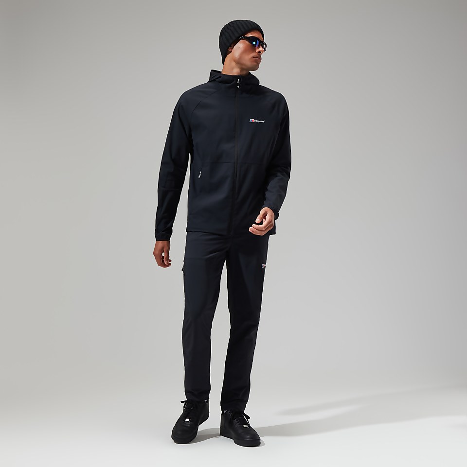 Men's Urban Theran Full Zip Hooded Jacket - Black