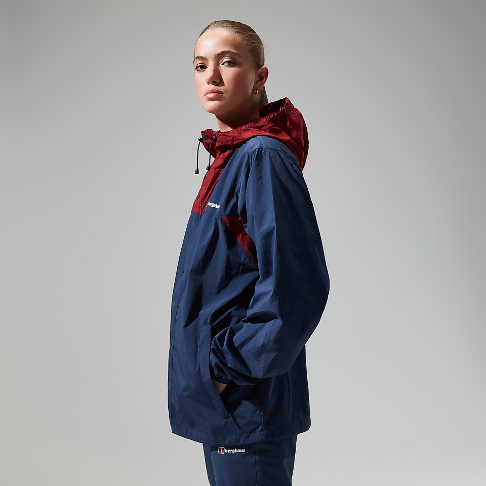 Unisex Urban Windbreaker 21 Jacket - Dark Blue/Dark Red