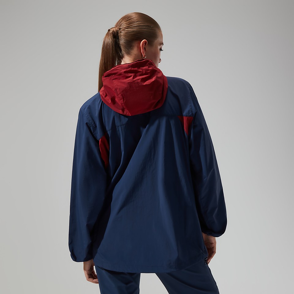 Unisex Urban Windbreaker 21 Jacket - Dark Blue/Dark Red