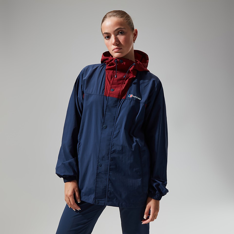 Unisex Urban Windbreaker 21 Jacket - Dark Blue/Dark Red