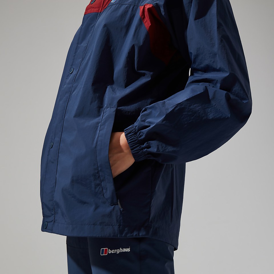 Unisex Urban Windbreaker 21 Jacket - Dark Blue/Dark Red