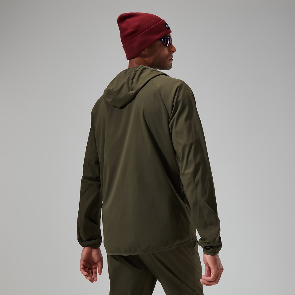 Men's Urban Theran Full Zip Hooded Jacket - Dark Green