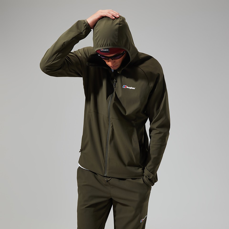 Men's Urban Theran Full Zip Hooded Jacket - Dark Green