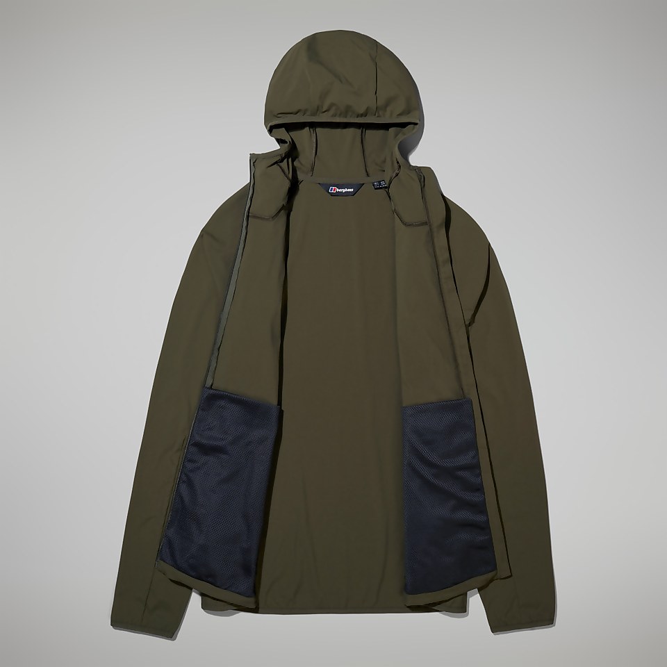 Men's Urban Theran Full Zip Hooded Jacket - Dark Green