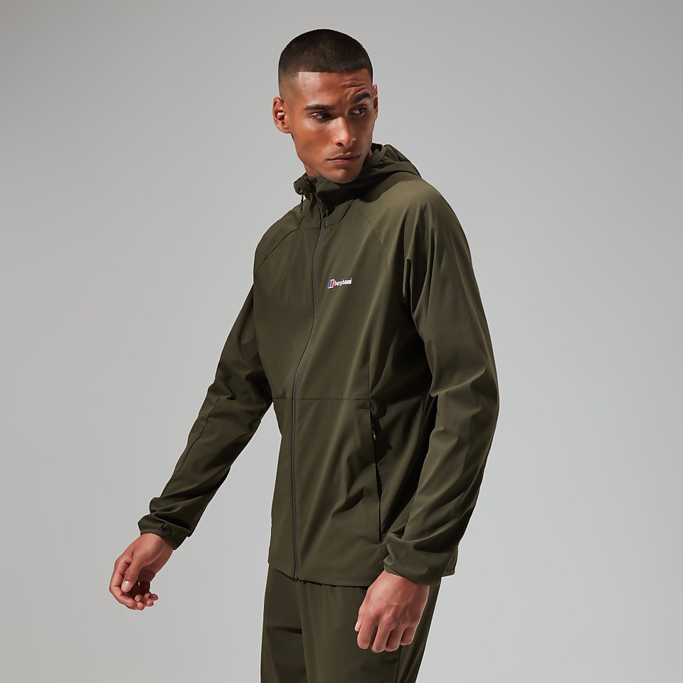 Men's Urban Theran Full Zip Hooded Jacket - Dark Green