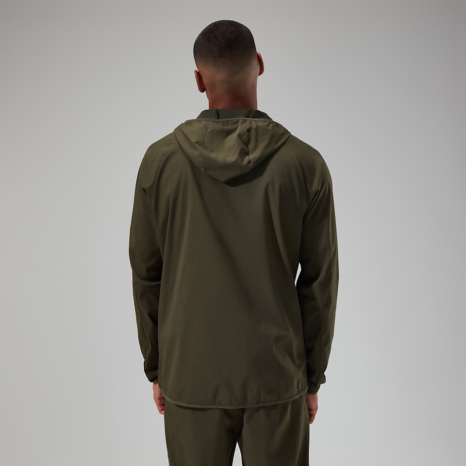 Men's Urban Theran Full Zip Hooded Jacket - Dark Green