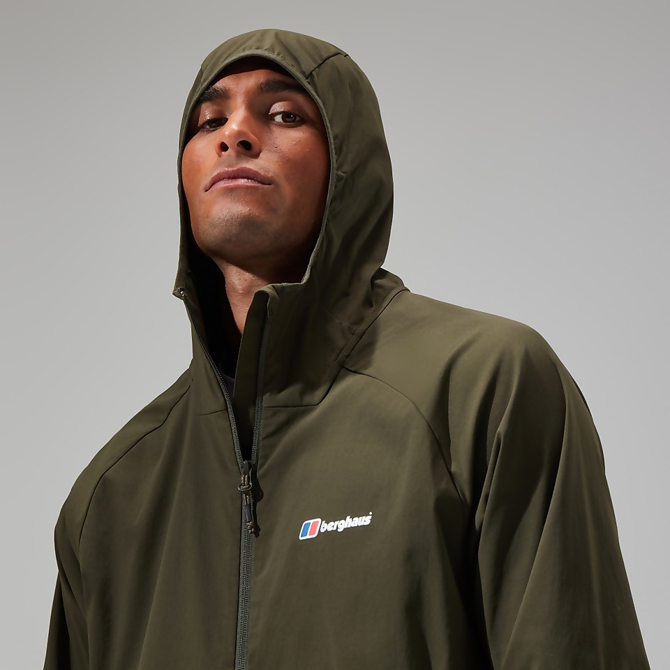 Men's Urban Theran Full Zip Hooded Jacket - Dark Green