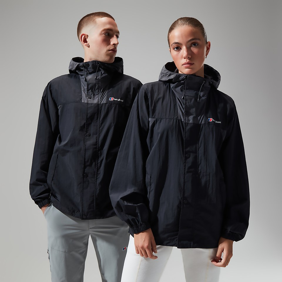 Unisex Urban Windbreaker 21 Jacket - Black/Grey