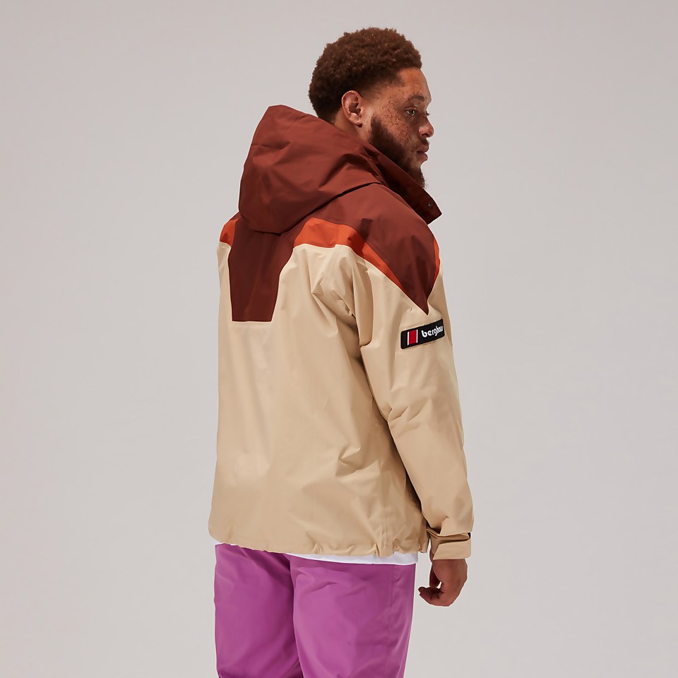 Unisex Eclipse Panel Jackets - Light Brown/Dark Brown