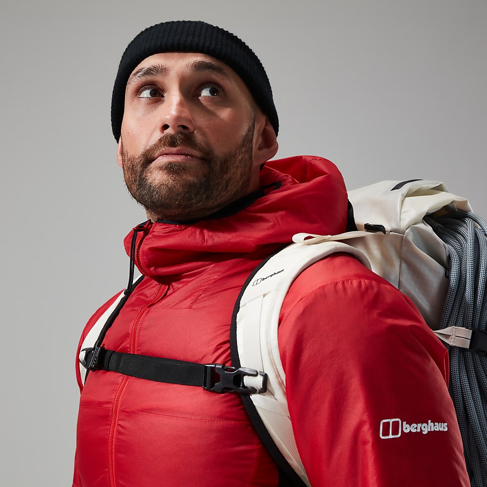 Men's MTN Arete LB Synthetic Hoody - Red/Black