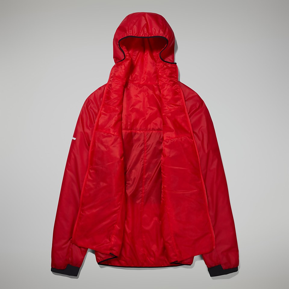 Men's MTN Arete LB Synthetic Hoody - Red/Black