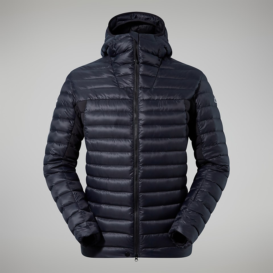 MTN Seeker MW Daunen Hoodie für Herren - Schwarz