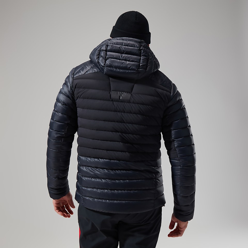 MTN Seeker MW Daunen Hoodie für Herren - Schwarz