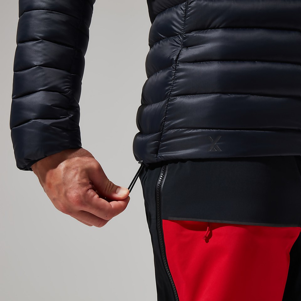 MTN Seeker MW Daunen Hoodie für Herren - Schwarz