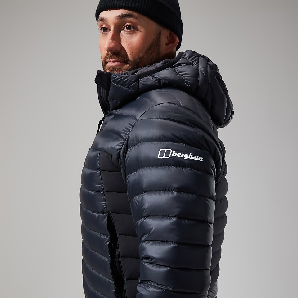 MTN Seeker MW Daunen Hoodie für Herren - Schwarz