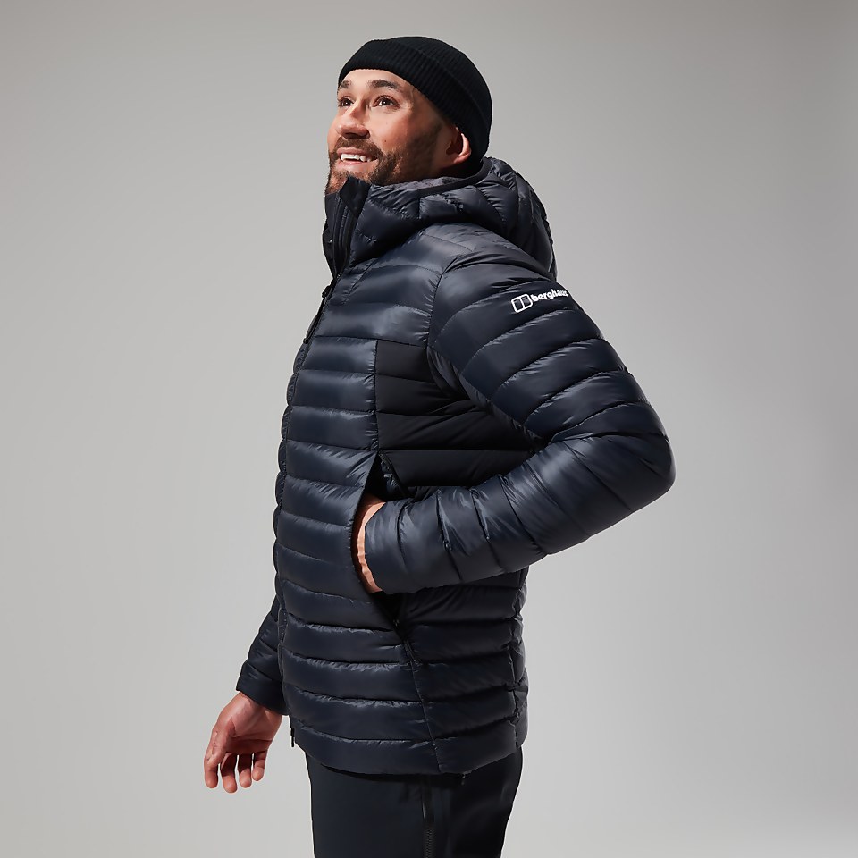 MTN Seeker MW Daunen Hoodie für Herren - Schwarz