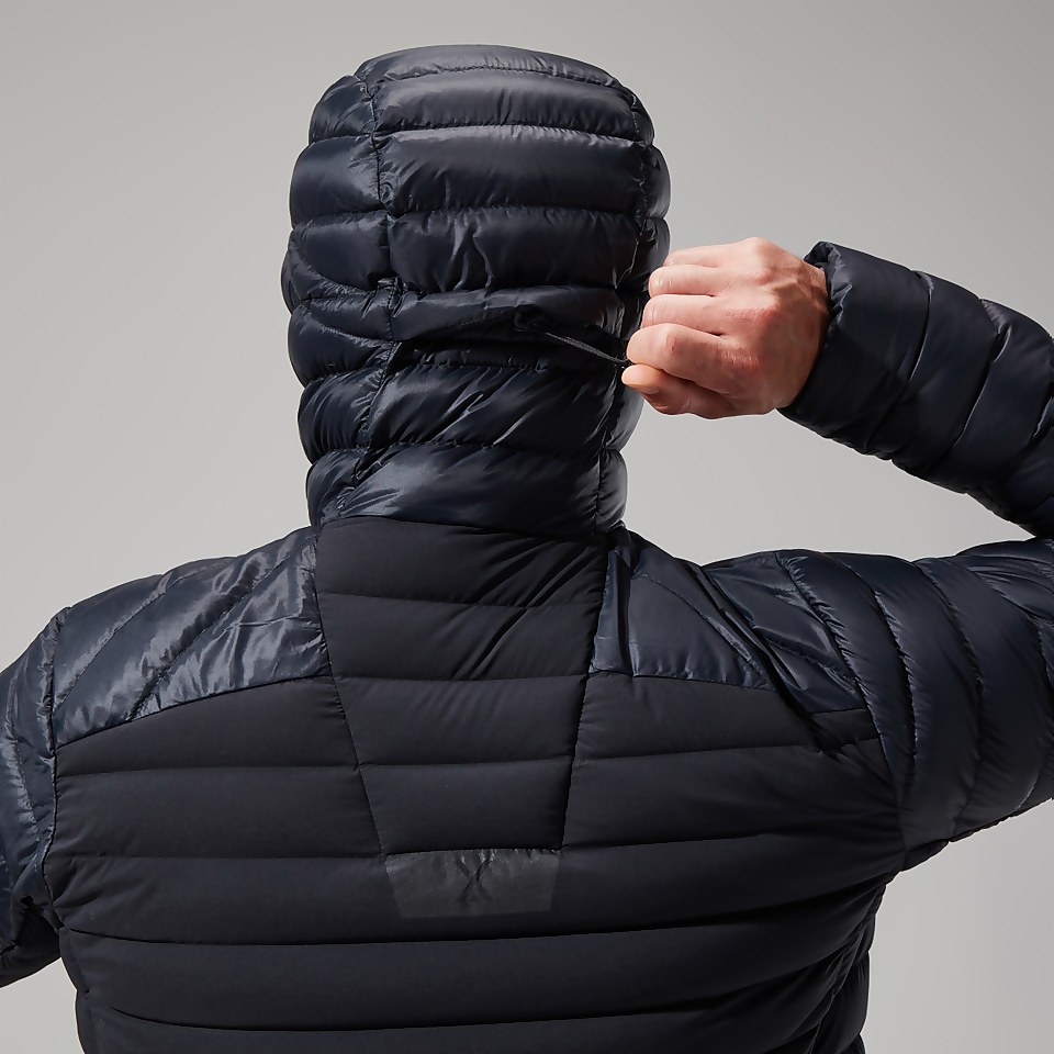 MTN Seeker MW Daunen Hoodie für Herren - Schwarz