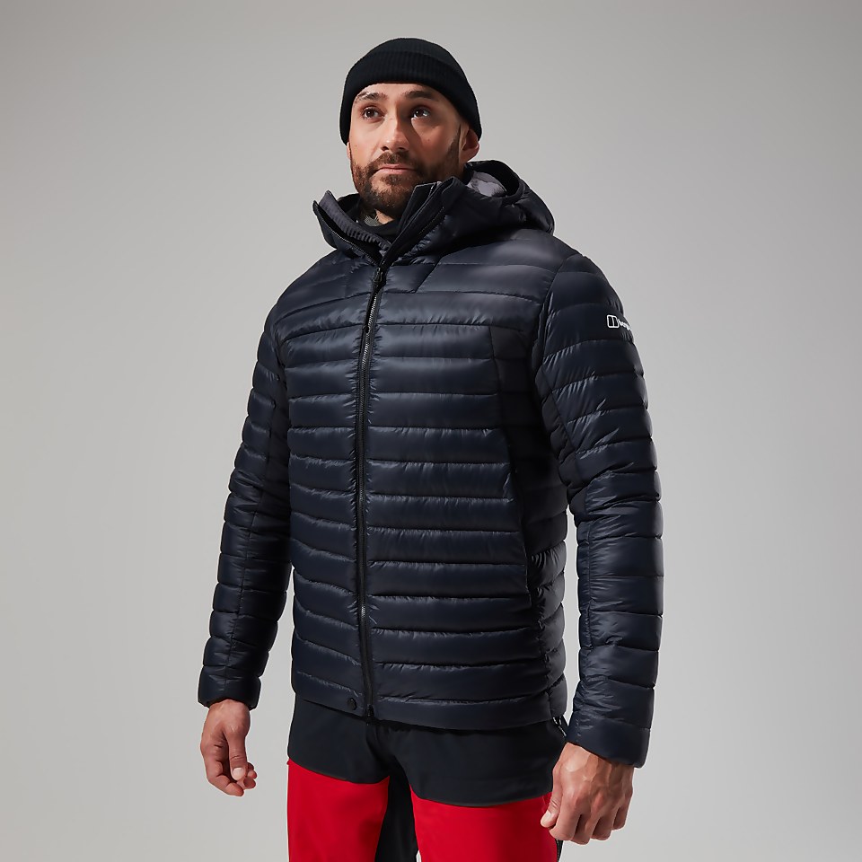 MTN Seeker MW Daunen Hoodie für Herren - Schwarz