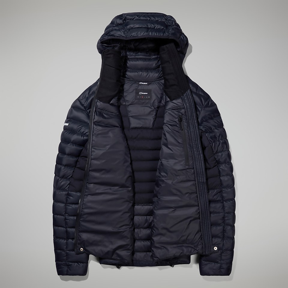 MTN Seeker MW Daunen Hoodie für Herren - Schwarz