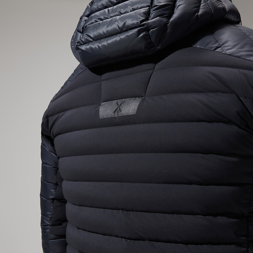 MTN Seeker MW Daunen Hoodie für Herren - Schwarz