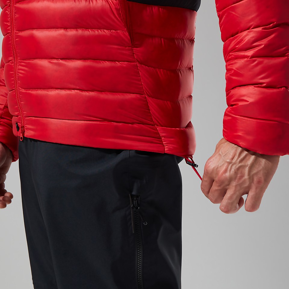 Men's MTN Seeker MW Down Hoody - Red/Black