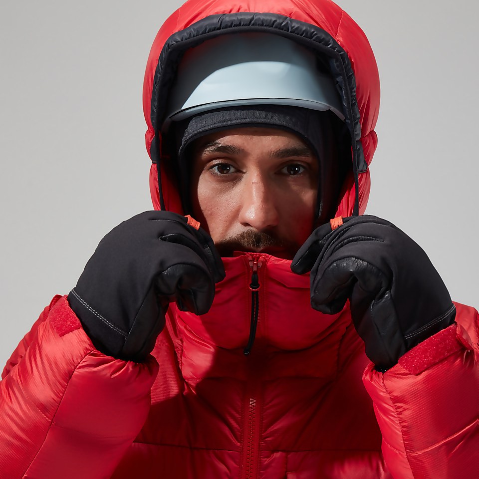Men's MTN Arete Ultra Down Hoody - Red/Black