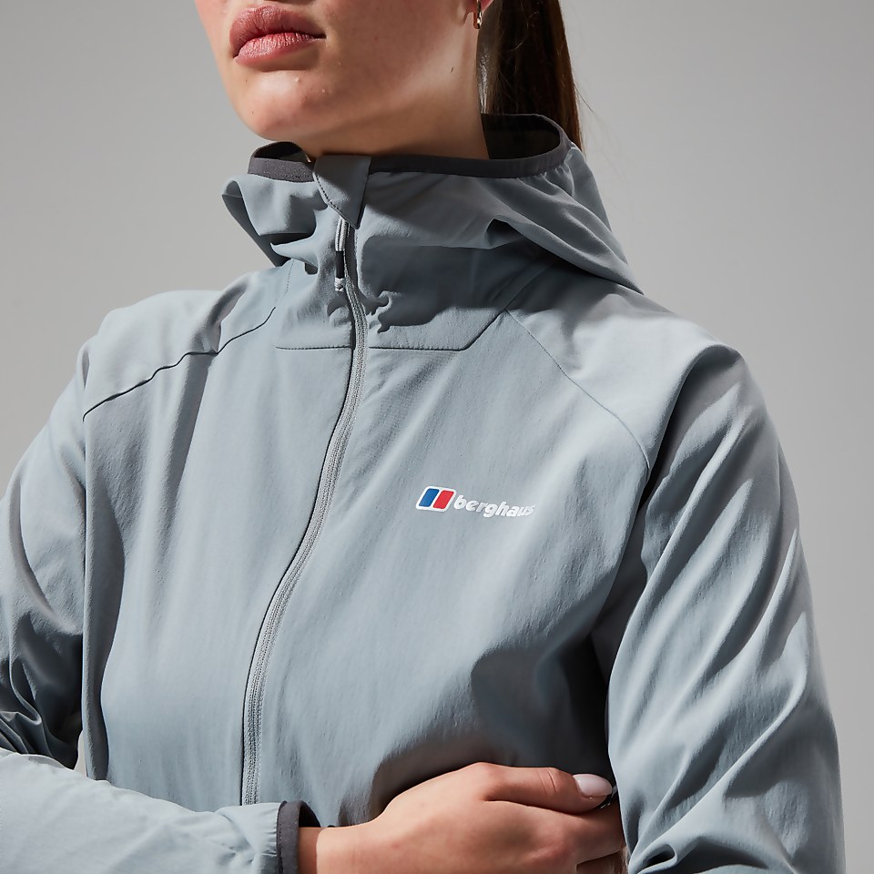 Women's Urban Arrina Full Zip Hooded Jacket - Grey