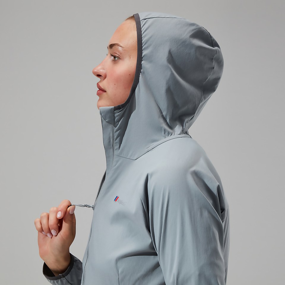 Women's Urban Arrina Full Zip Hooded Jacket - Grey