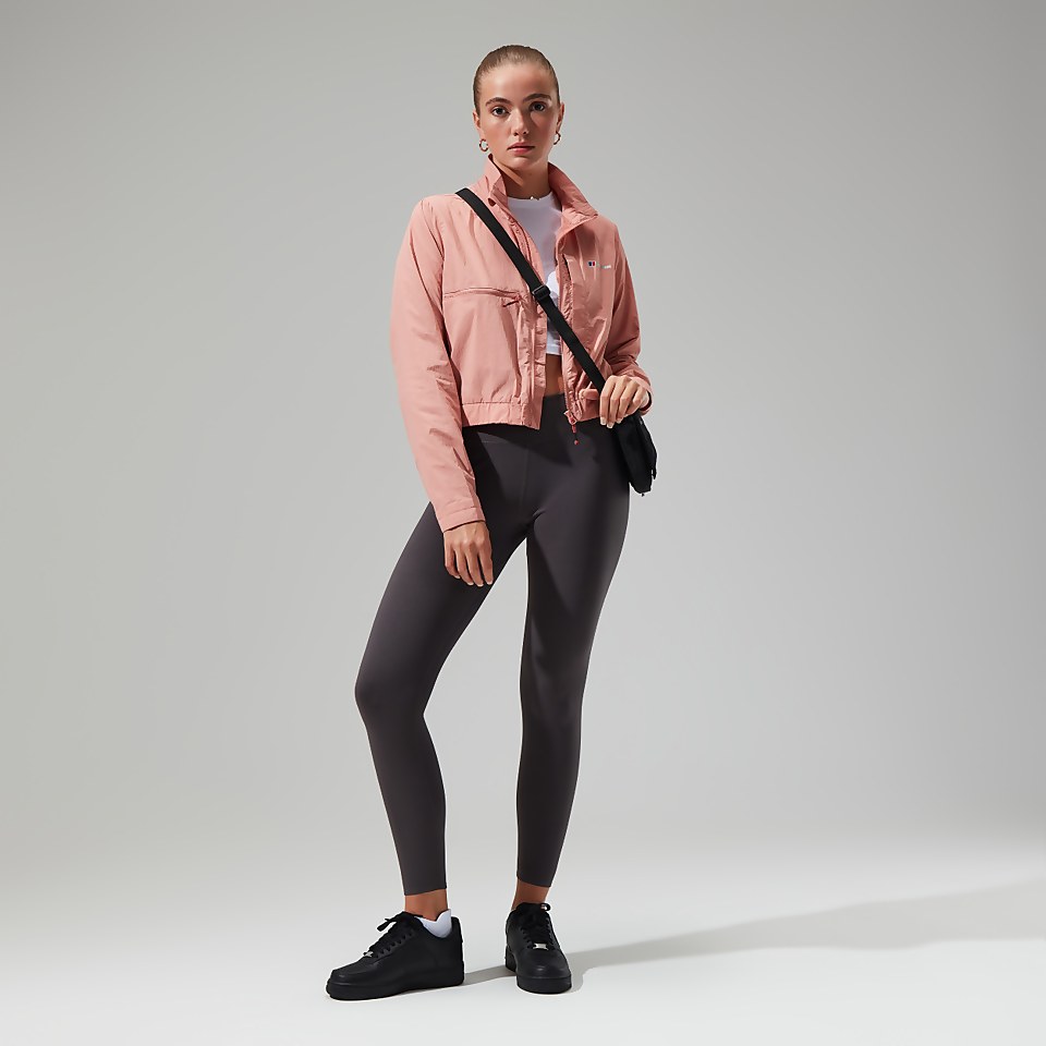 Women's Urban Cropped Co-ord Wind Jacket - Pink