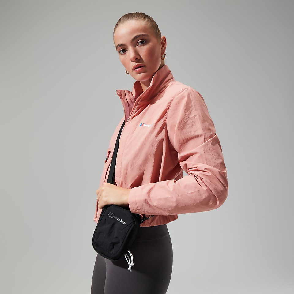 Women's Urban Cropped Co-ord Wind Jacket - Pink